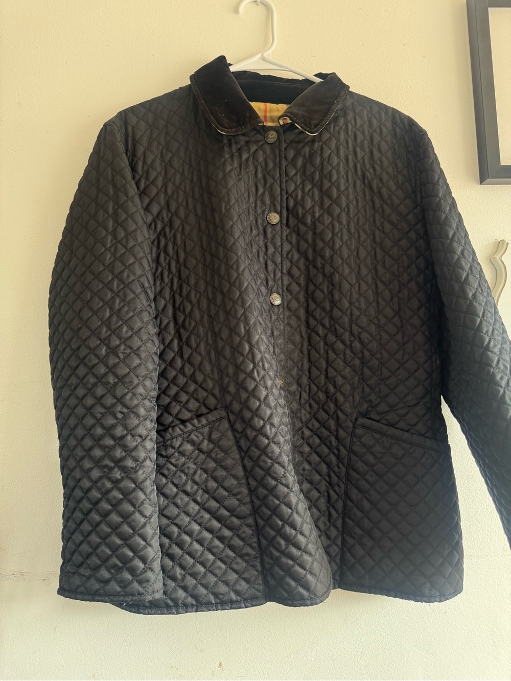 Women’s Burberry quilted jacket